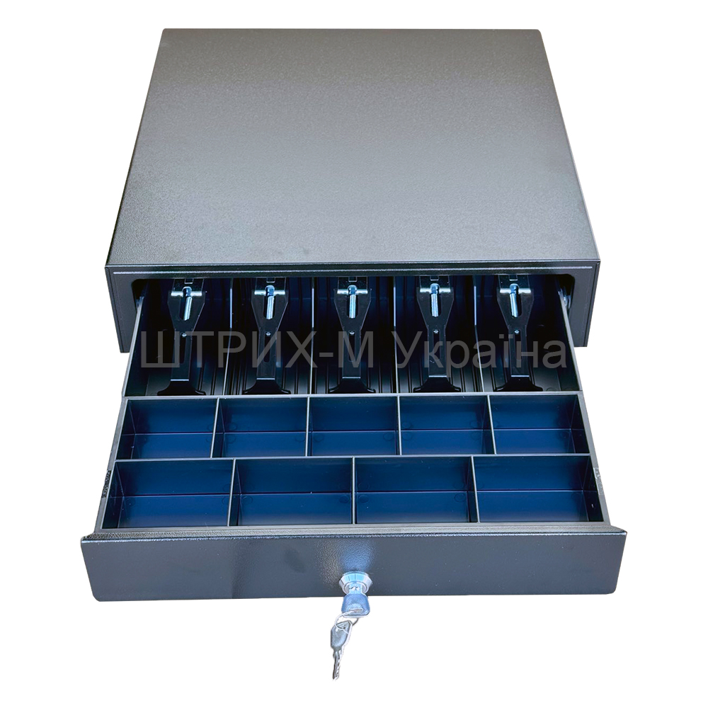 Грошова скриня для каси HPC 16S-3P (push-push) чорна