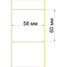 Термоетикетка T.ECO 58х60 мм (450 шт)